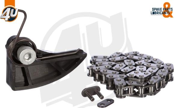 4U Autoparts 44095VV - Комплект ланцюга, привід масляного насоса avtolavka.club