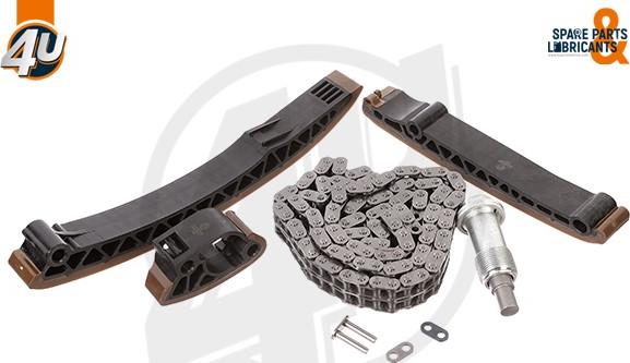 4U Autoparts 44051MR - Комплект ланцюга приводу распредвала avtolavka.club