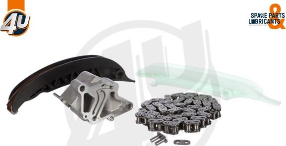 4U Autoparts 44127BW - Комплект ланцюга приводу распредвала avtolavka.club