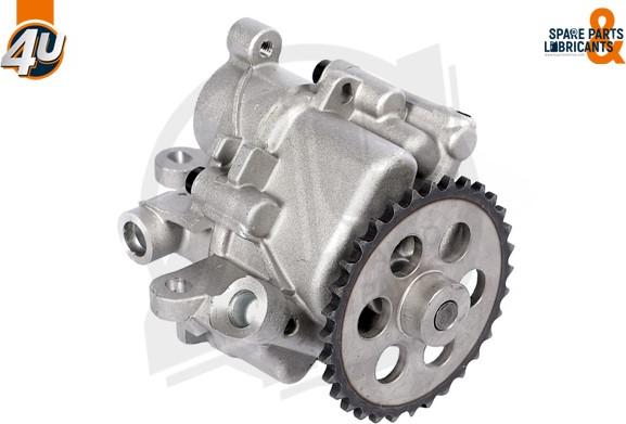 4U Autoparts 44206PU - Масляний насос avtolavka.club