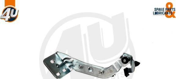 4U Autoparts 46092PU - Напрямна ролика, зсувні двері avtolavka.club