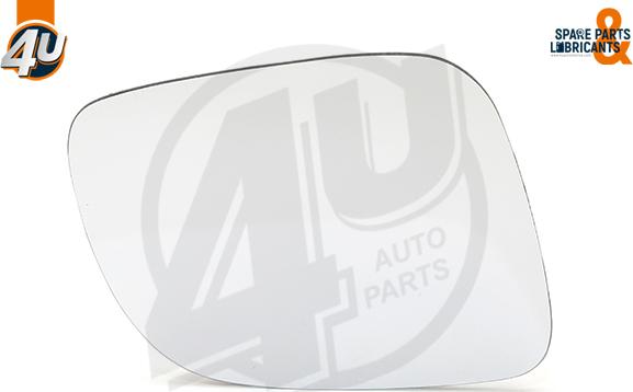 4U Autoparts 41517VV - Дзеркальне скло, зовнішнє дзеркало avtolavka.club