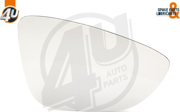 4U Autoparts 41529VV - Дзеркальне скло, зовнішнє дзеркало avtolavka.club