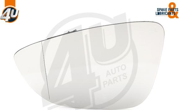 4U Autoparts 41528VV - Дзеркальне скло, зовнішнє дзеркало avtolavka.club