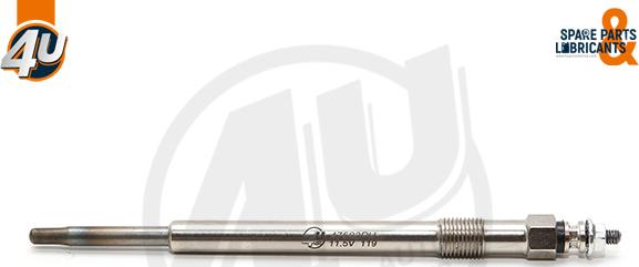 4U Autoparts 47583PU - Свічка розжарювання avtolavka.club