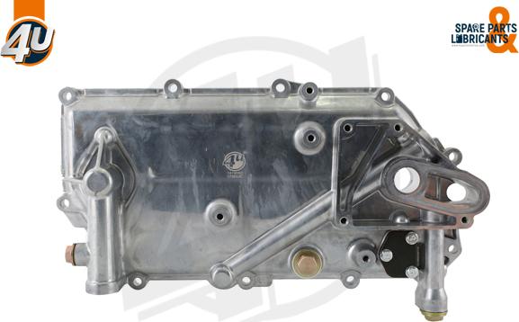 4U Autoparts 14190SC - Корпус, масляний охолоджувач avtolavka.club