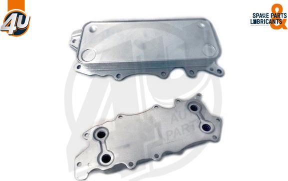 4U Autoparts 14307MR - Масляний радіатор, рухове масло avtolavka.club