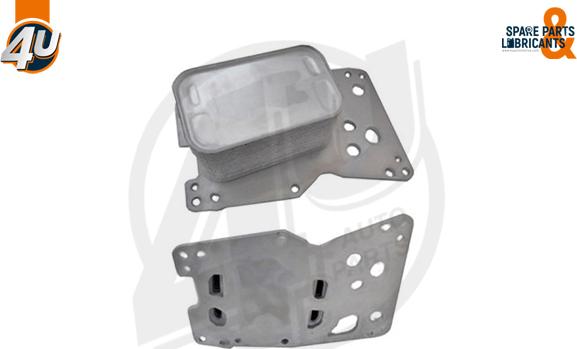 4U Autoparts 14375BW - Масляний радіатор, рухове масло avtolavka.club