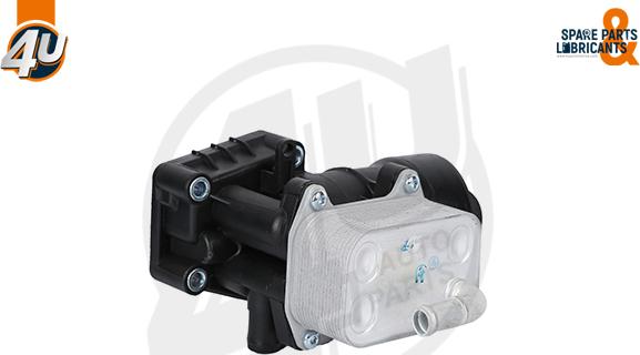 4U Autoparts 14297VV - Масляний радіатор, рухове масло avtolavka.club