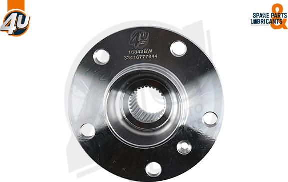 4U Autoparts 16843BW - Маточина колеса avtolavka.club