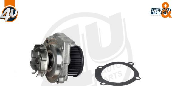 4U Autoparts 13034FT - Водяний насос avtolavka.club