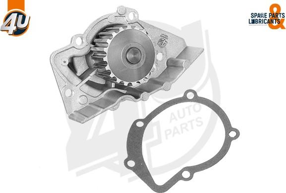 4U Autoparts 13268PU - Водяний насос avtolavka.club