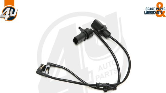 4U Autoparts 12464VV - Сигналізатор, знос гальмівних колодок avtolavka.club