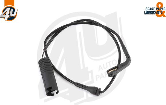 4U Autoparts 12406BW - Сигналізатор, знос гальмівних колодок avtolavka.club