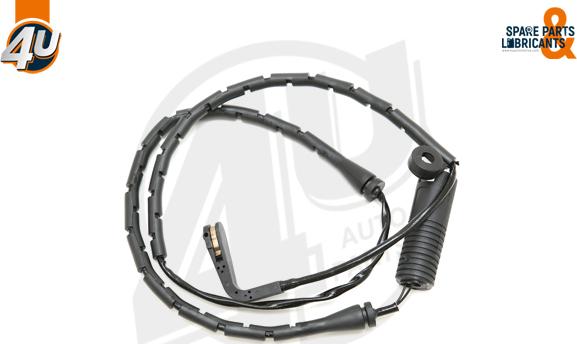 4U Autoparts 12407BW - Сигналізатор, знос гальмівних колодок avtolavka.club