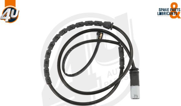 4U Autoparts 12419BW - Сигналізатор, знос гальмівних колодок avtolavka.club