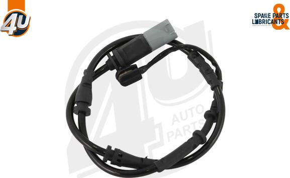 4U Autoparts 12489MI - Сигналізатор, знос гальмівних колодок avtolavka.club