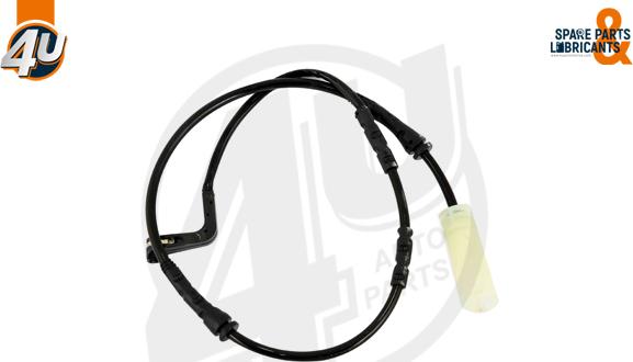 4U Autoparts 12435BW - Сигналізатор, знос гальмівних колодок avtolavka.club