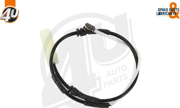 4U Autoparts 12431BW - Сигналізатор, знос гальмівних колодок avtolavka.club