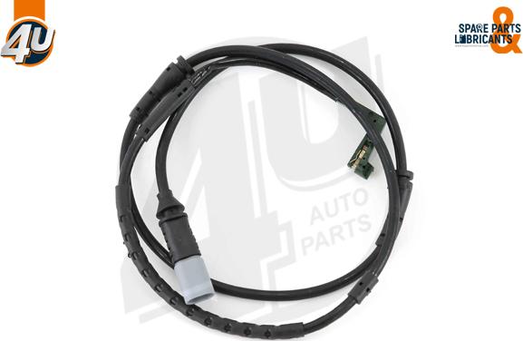 4U Autoparts 12437BW - Сигналізатор, знос гальмівних колодок avtolavka.club