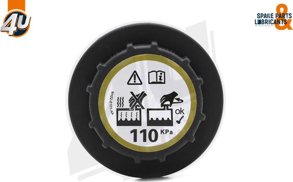 4U Autoparts 12680LR - Кришка, резервуар охолоджуючої рідини avtolavka.club