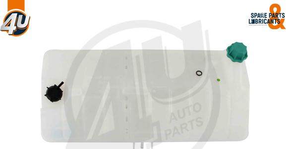 4U Autoparts 12832MN - Компенсаційний бак, охолоджуюча рідина avtolavka.club