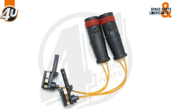 4U Autoparts 12354MR - Сигналізатор, знос гальмівних колодок avtolavka.club