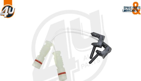 4U Autoparts 12350MR - Сигналізатор, знос гальмівних колодок avtolavka.club