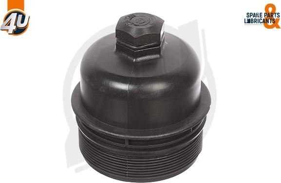 4U Autoparts 34311PU - Кришка, корпус масляного фільтра avtolavka.club