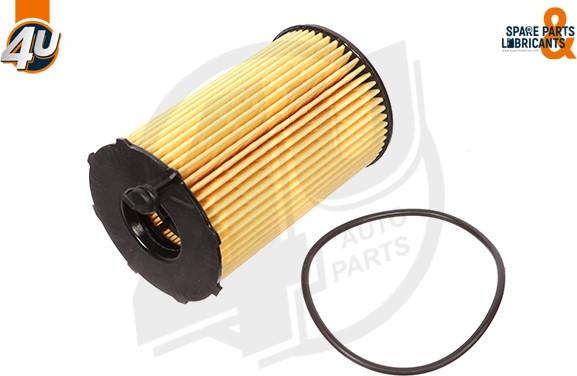 4U Autoparts 33859VV - Масляний фільтр avtolavka.club