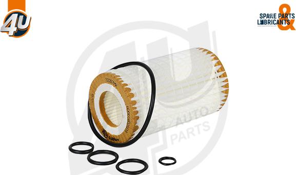 4U Autoparts 33267MR - Масляний фільтр avtolavka.club