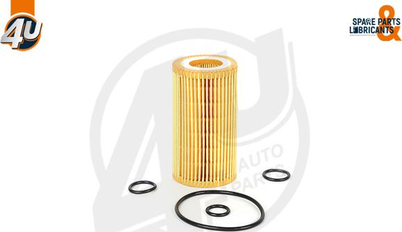 4U Autoparts 33210MR - Масляний фільтр avtolavka.club