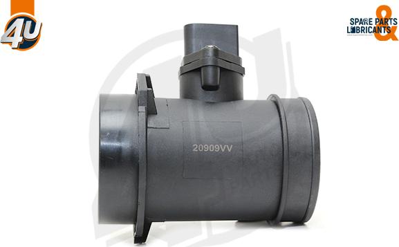 4U Autoparts 20909VV - Датчик потоку, маси повітря avtolavka.club