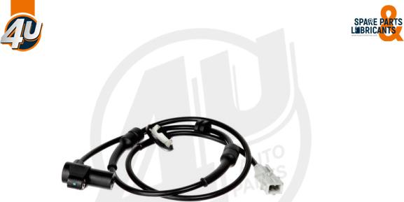 4U Autoparts 20465PU - Датчик ABS, частота обертання колеса avtolavka.club