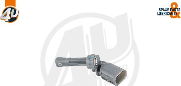 4U Autoparts 20418VV - Датчик ABS, частота обертання колеса avtolavka.club