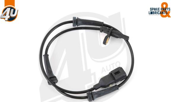 4U Autoparts 20370LR - Датчик ABS, частота обертання колеса avtolavka.club