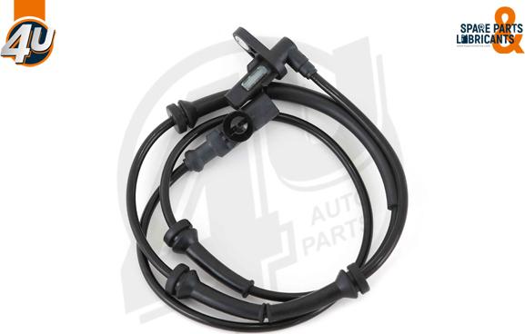 4U Autoparts 20372LR - Датчик ABS, частота обертання колеса avtolavka.club