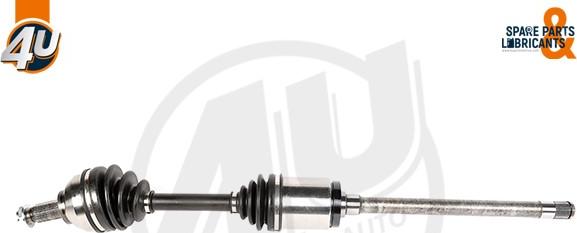 4U Autoparts 23100BW - Приводний вал avtolavka.club