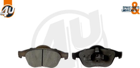 4U Autoparts 22605RN - Гальмівні колодки, дискові гальма avtolavka.club