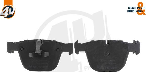 4U Autoparts 22266BW - Гальмівні колодки, дискові гальма avtolavka.club