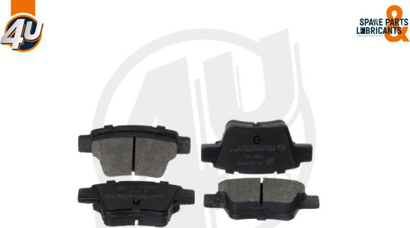 4U Autoparts 22794PU - Гальмівні колодки, дискові гальма avtolavka.club