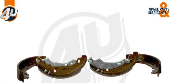 4U Autoparts 22786PU - Комплект гальм, барабанний механізм avtolavka.club