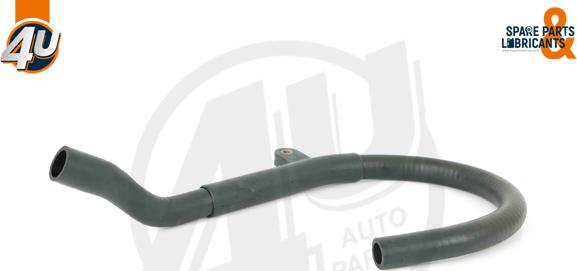 4U Autoparts 27184DF - Шланг радіатора avtolavka.club