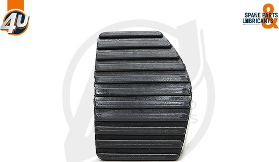 4U Autoparts 72441PU - Накладка на педаль, педаль зчеплення avtolavka.club