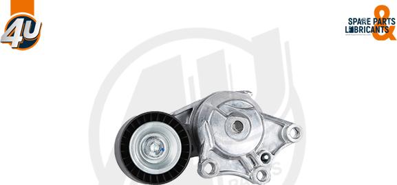 4U Autoparts 72508PU - Натягувач ременя, клинові зуб. avtolavka.club