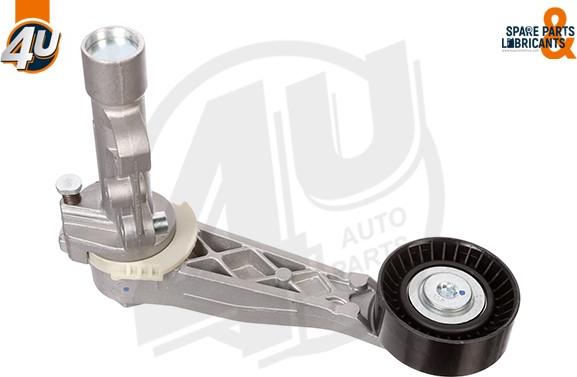 4U Autoparts 72507PU - Натягувач ременя, клинові зуб. avtolavka.club