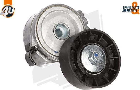 4U Autoparts 72514PU - Натягувач ременя, клинові зуб. avtolavka.club