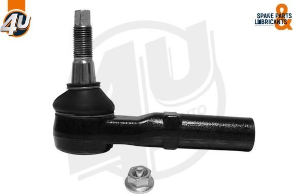 4U Autoparts A09553 - Наконечник рульової тяги, кульовий шарнір avtolavka.club