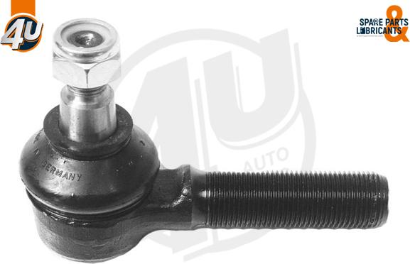 4U Autoparts A04012 - Наконечник рульової тяги, кульовий шарнір avtolavka.club