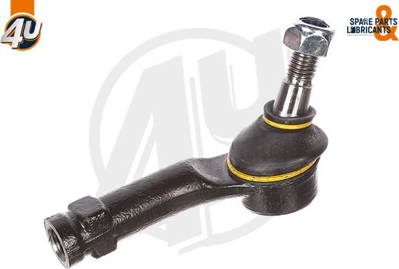 4U Autoparts A37462 - Наконечник рульової тяги, кульовий шарнір avtolavka.club